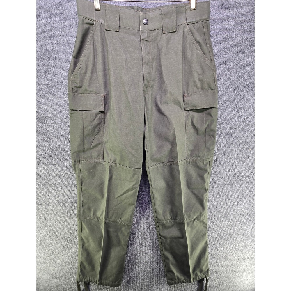 5.11 Tactical Mens Cargo Pants Large Regular Olive Green Ripstop Utility Pant
